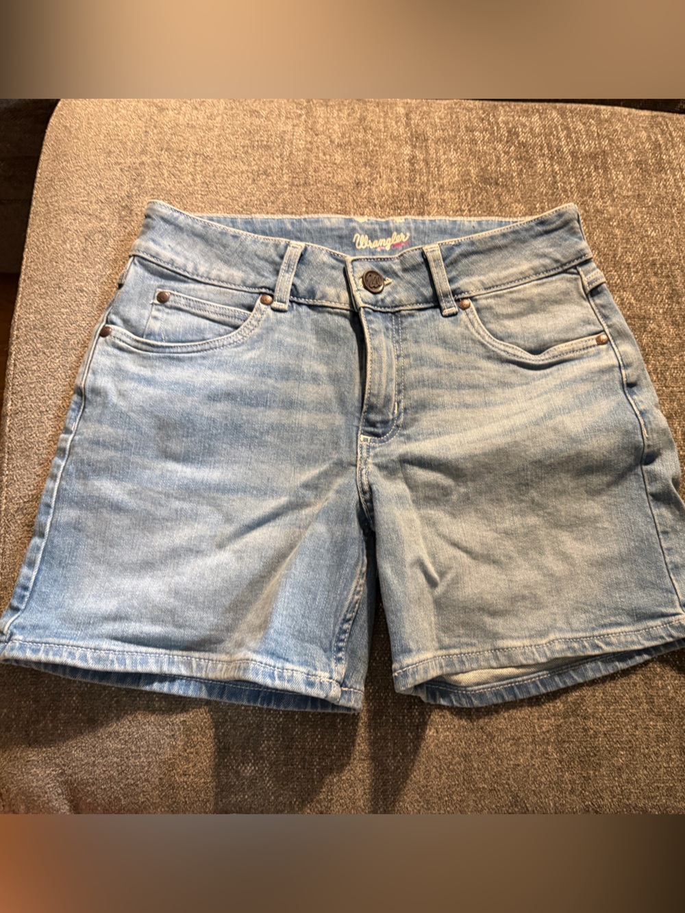 Light Blue Wrangler Denim Women’s Shorts